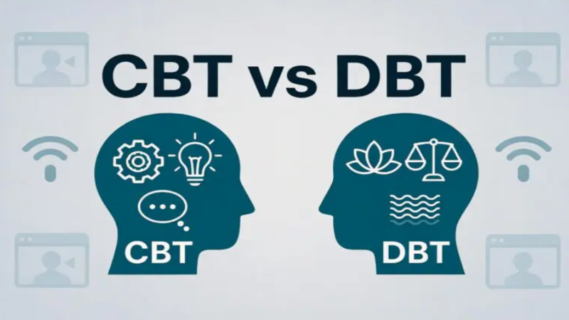 So sánh liệu pháp CBT và DBT về bản chất triết lý và mục tiêu